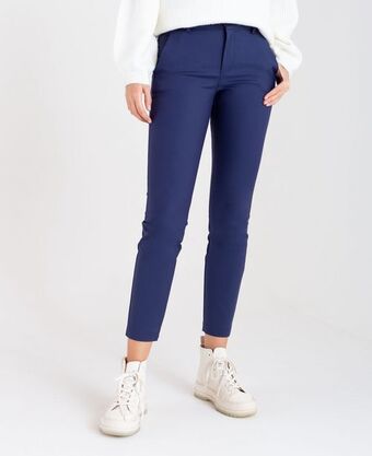 NAF NAF Pantalón para mujer skinny tiro medio alto paris infaltable oferta