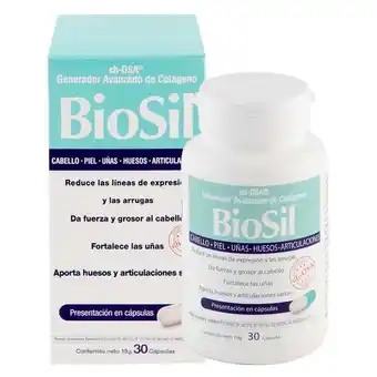 Farmacias Medicity Biosil cápsula frasco con 30 unidades oferta