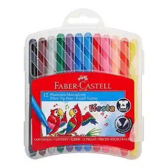Pycca Marcadores fiesta faber castell 12 colores oferta
