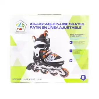 Patines en linea ajustables rojo 3337