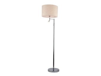 Colineal Lampara de piso metal 1 bombilla c/cromo-blanco oferta
