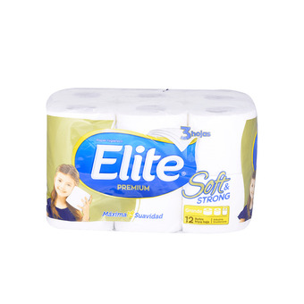 Akí Elite papel higiénico soft & strong g triple hoja 12 x 20 m oferta