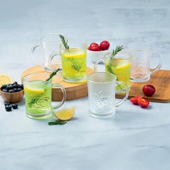 AVON Set x 6 tazas repujadas rosas oferta