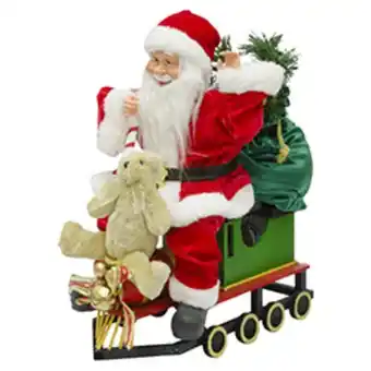 Boyacá Santa con tren y luz led 50cm oferta