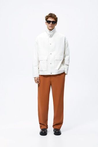 ZARA Pantalón wide fit oferta