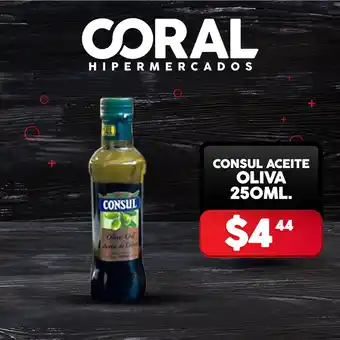 Coral Hipermercados Consul Aceite Oliva 250 ml oferta