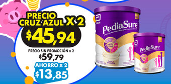 Farmacias Cruz Azul PediaSure oferta