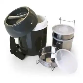 Marcimex Home elements - termo comida 3 recipientes | negro oferta