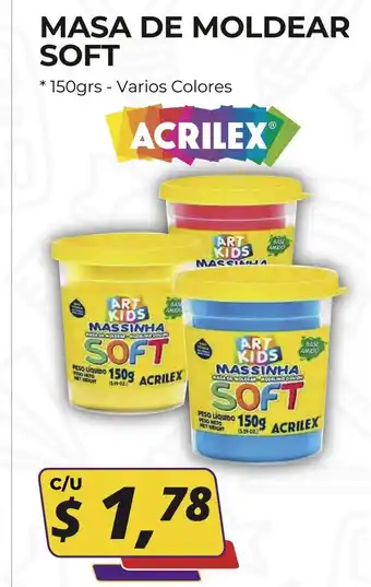 Acrilex Masa de Moldear Soft