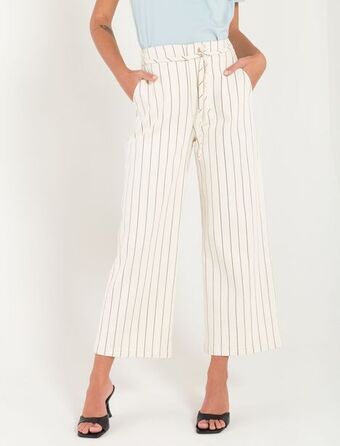 NAF NAF Pantalón tobillero con cinturón oferta