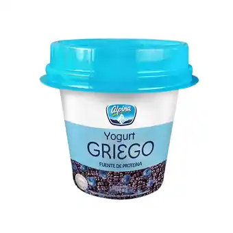 Akí Alpina yogurt griego mora y arándano 150 g oferta