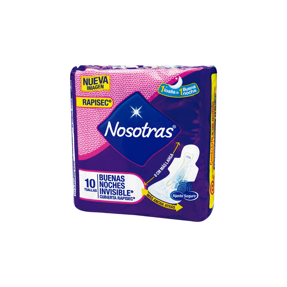 Nosotras buenas noches invisible rapisec x 10 oferta en Akí Nosotras buenas noches invisible rapisec x 10 oferta en Akí