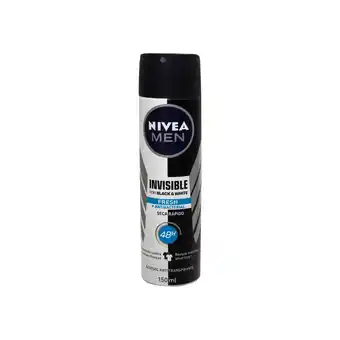 Akí Nivea desodorante spray black & white fresh men 150 ml oferta