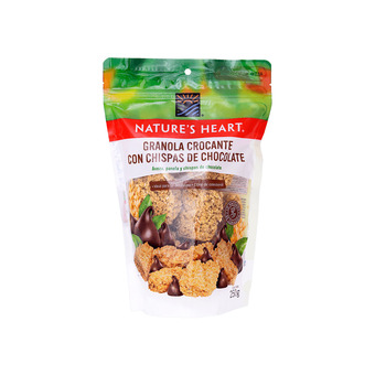 Akí Nature’s heart granola crocante con chocolate 250 g 250 g oferta