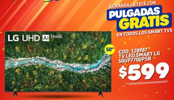 Artefacta LG TV LED Smart 50" oferta