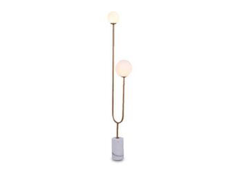 Colineal Lampara de mesa metal y vidrio c/blanco-dorado oferta