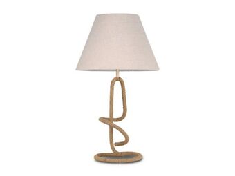 Colineal Lampara de mesa metal y soga c/natural-blanco oferta