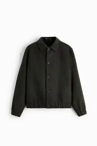ZARA Cazadora estructura espiga oferta