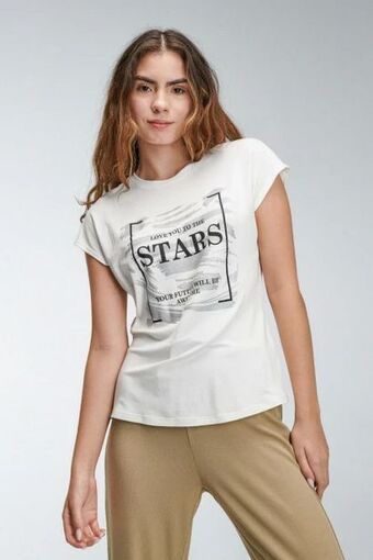 Koaj Camiseta sin mangas, estampada en frente oferta