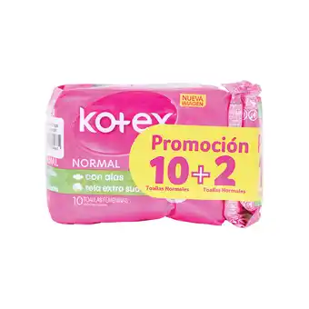 Akí Toalla femenina normal kotex x 12 oferta