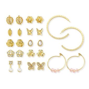 AVON Set x 12 aretes naturaleza oferta