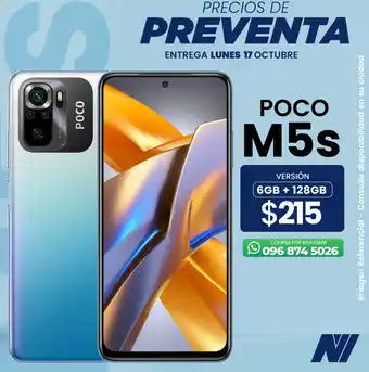 Novicompu Poco M5s 6GB + 128GB oferta