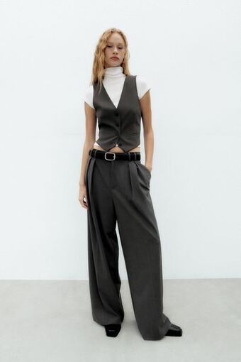 ZARA Pantalón full length oferta