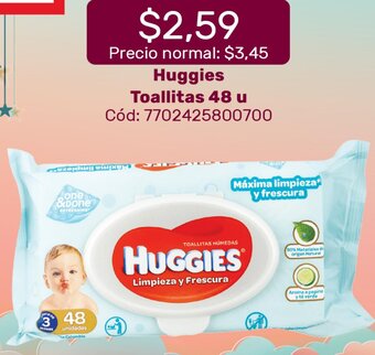 Akí Huggies Toallitas 48u oferta