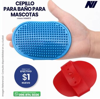 Novicompu Cepillo para Baño para Mascotas oferta