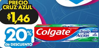 Farmacias Cruz Azul Colgate Triple Acción oferta
