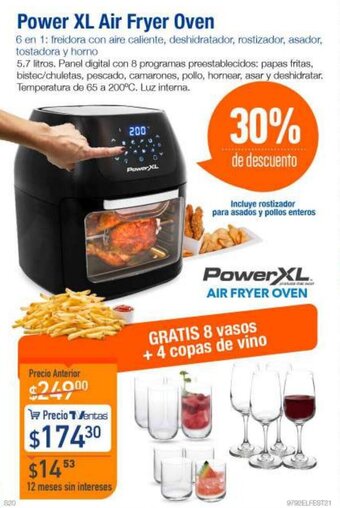 TVentas Power XL Air Fryer Oven oferta