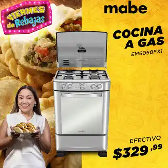 Orve Hogar Mabe Cocina a Gas oferta