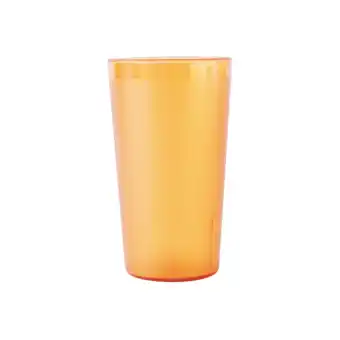 Vaso naranja policarbonato