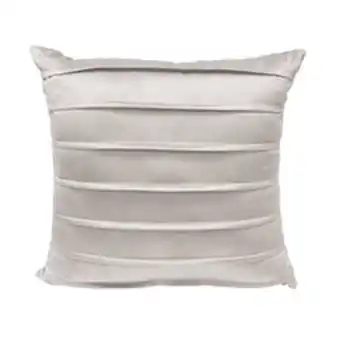 Boyacá Cojín sobrecosido silver crudo 45x45cm oferta