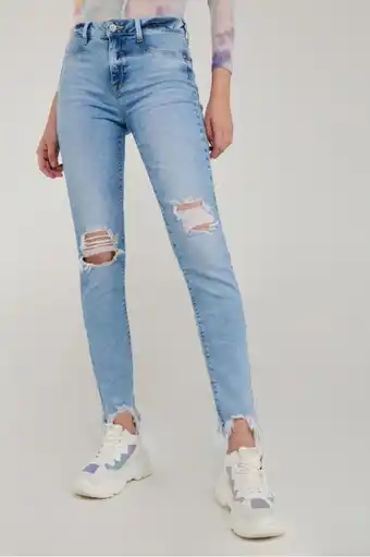 Koaj Jean jegging tiro alto rotos oferta