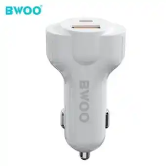 Bwoo - cargador carro bo-cc58 | blanco