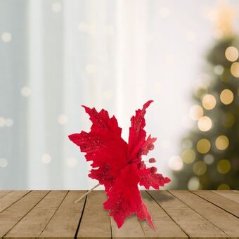 Pycca Flor navideña roja reino de la felicidad oferta