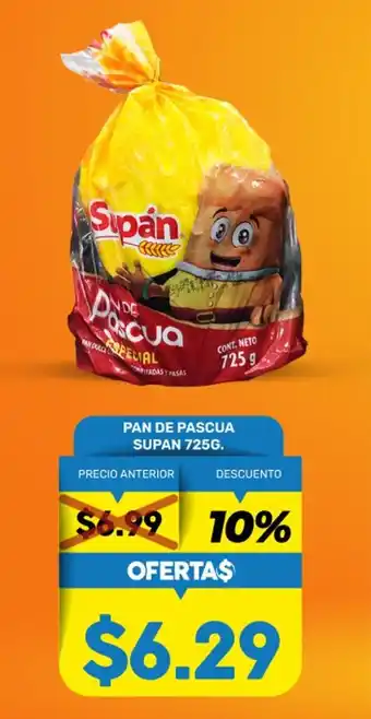 Coral Hipermercados Supan Pan de Pascua 725g oferta