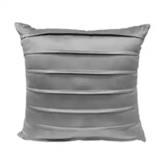Boyacá Cojín sobrecosido silver gris plata 45x45cm oferta