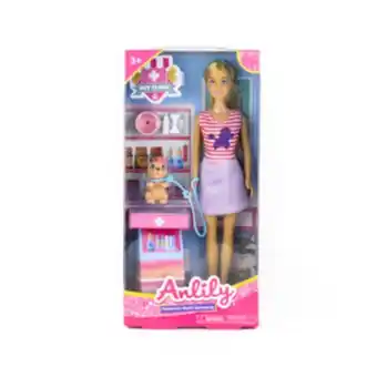Juguetón Muneca con mascota. oferta