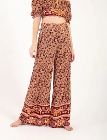 NAF NAF Pantalón estampado de bota ancha oferta