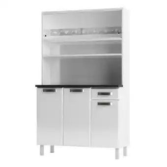 Pycca Mueble de cocina rubí blanco 2 puertas oferta