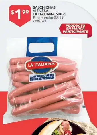 Tia Salchichas vienesa la italiana 600g oferta