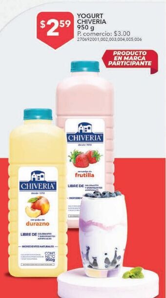 Tia Yogurt chiveria 950g oferta