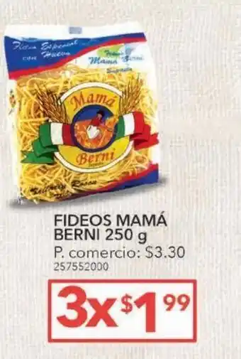 Tia Fideos mamá berni 250g x 3 oferta