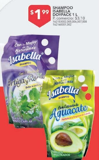 Tia Shampoo isabella doypack 1l oferta