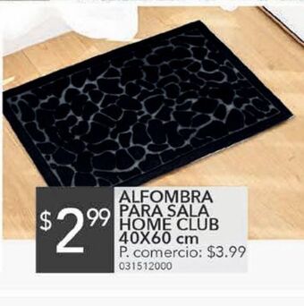 Tia Alfombra para sala home club 40x60cm oferta