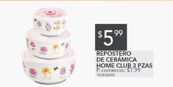 Tia Repostero de cerámica home club 3 pzas oferta