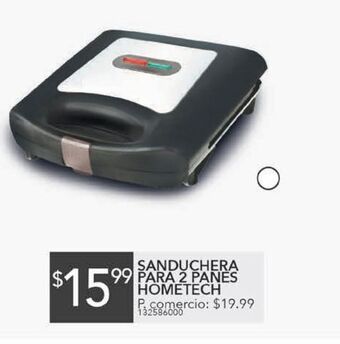 Tia Sanduchera para 2 panes hometech oferta