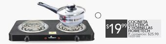 Tia Cocineta eléctrica hometech 2 hornillas oferta